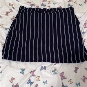 Striped forever 21 skirt